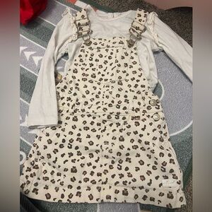 7 For All Mankind Leopard Print Kids Dress